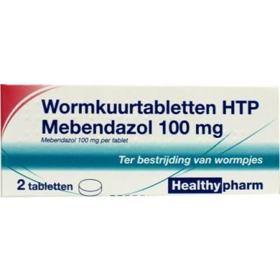 Afbeelding van Htp Wormkuurtablet Mebendazol 100mg