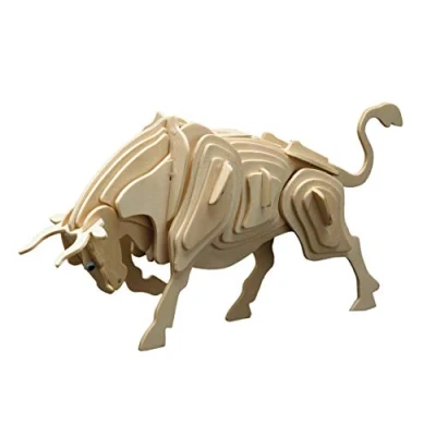 Afbeelding van Pebaro Houten Bouwset Stier