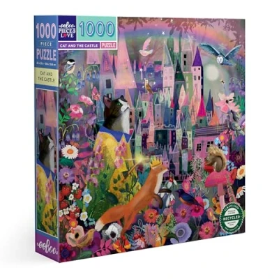 Image de Puzzle 1000 pièces Eeboo Cat and The Castle
