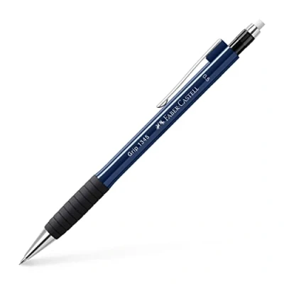Afbeelding van Faber Castell 1345 51 vulpotlood GRIP, stiftdikte: 0,5 mm, metallic blauw