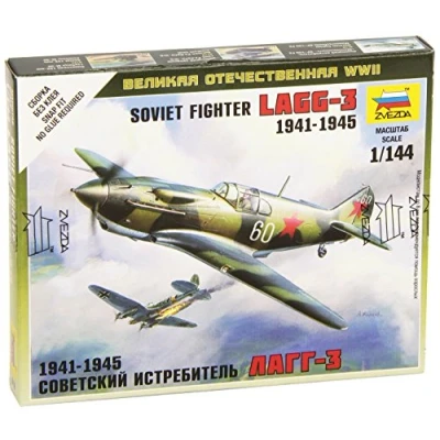 Afbeelding van Zvezda Soviet Fighter Lagg 3 (Zve6118) modelbouwsets, hobbybouwspeelgoed voor kinderen, modelverf en accessoires