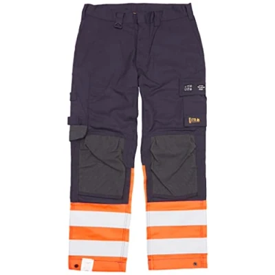 Afbeelding van Blaklader Multinorm inherent werkbroek 1488 1513 Marineblauw/Oranje C60