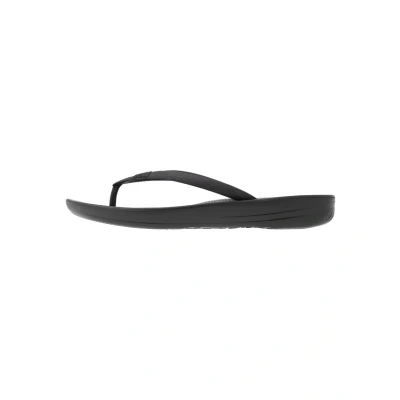 Afbeelding van Fitflop Iqushion Ergonomic Teenslippers, Dames, Maat: 39, All black Kunststof