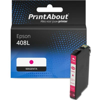 Afbeelding van Huismerk Epson 408L (C13T09K34010) Inktcartridge Magenta Hoge capaciteit