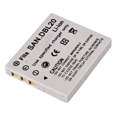 Afbeelding van Amsahr BT SANYODBL20 1CT Digitale Vervanging Camera/Camcorder Batterij voor Sanyo Db L20/Xacti Dsc C5/Xacti Dmx C1/Xacti C4 Grijs