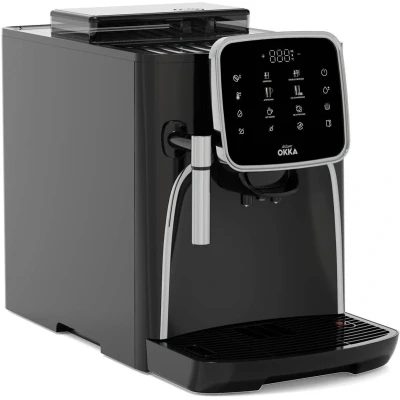 Afbeelding van arzum OK0030 0500 Koffiezetapparaat Chroom Met melkopschuimer