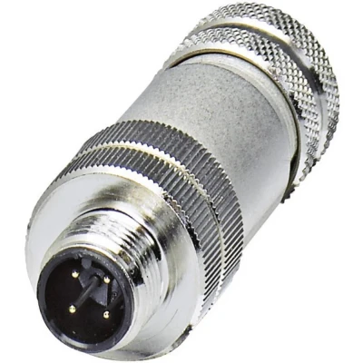 Afbeelding van Phoenix Contact 1501540 Sensor/actuator connector, niet geassembleerd M12 Aantal polen: 4 Stekker, recht 1 stuk(s)