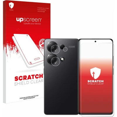 Afbeelding van upscreen Screenprotector voor Xiaomi Redmi Note 13 Pro 4G (Voor+Camera) Folie Beschermfolie transparant