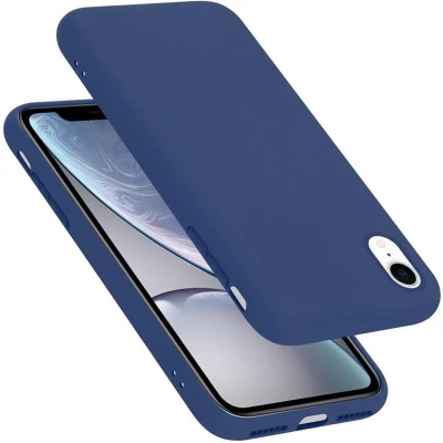 Afbeelding van Cadorabo Hoesje geschikt voor Apple iPhone XR in LIQUID BLAUW Beschermhoes gemaakt van flexibel TPU silicone Case Cover