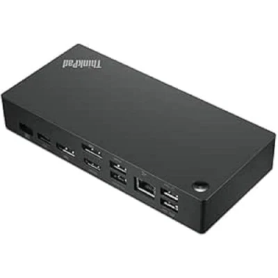 Afbeelding van Lenovo ThinkPad Universal USB C Dock Dockingstation HDMI, 2 x DP 1GbE 90 Watt CRU Italië, Chili