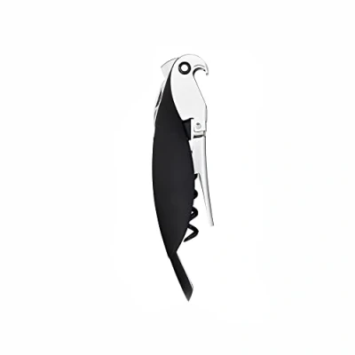 Afbeelding van Alessi AAM32 B Parrot kurkentrekker van gegoten aluminium en PC, zwart