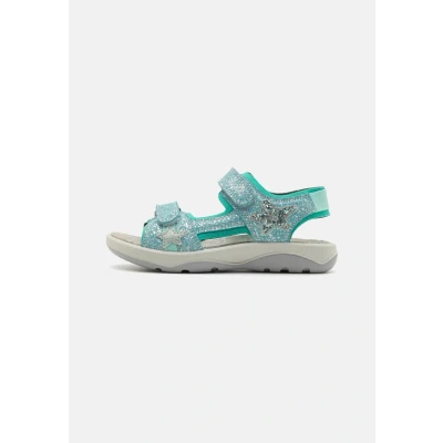 Afbeelding van Lurchi FIA 2 Sandalen voor kinderen, Maat: 27, Turkis Veloursleer