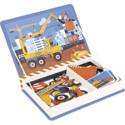 Image de Jeu éducatif Janod Magneti&#039;Book Construction