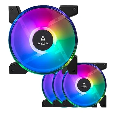 Afbeelding van FAN Azza Hurricane II 120mm ARGB SET4 PWM
