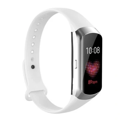 Afbeelding van Siliconen bandje Wit Samsung Galaxy Watch Fit
