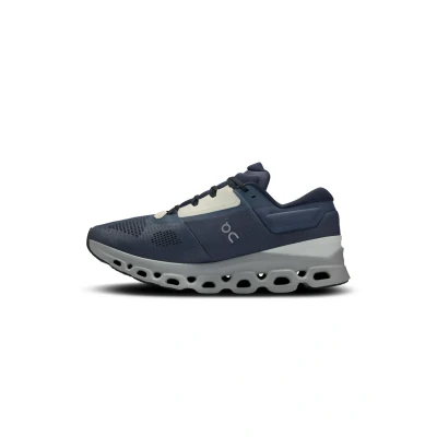 Afbeelding van On Cloudstratus 3 Stabiliteit hardloopschoenen, Heren, Maat: 40, Metal glacier Polyester