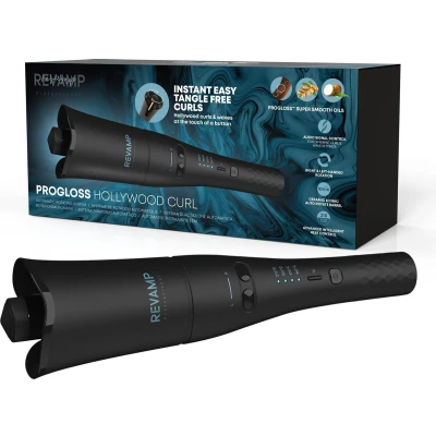 Afbeelding van Revamp Progloss Hollywood Curl Autocurler krultang curls automatische stijltang