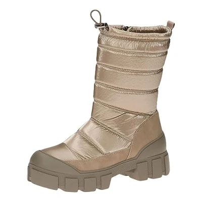 Afbeelding van Caprice Snowboots, Dames, Maat: 37, Mud comb Leer en textiel