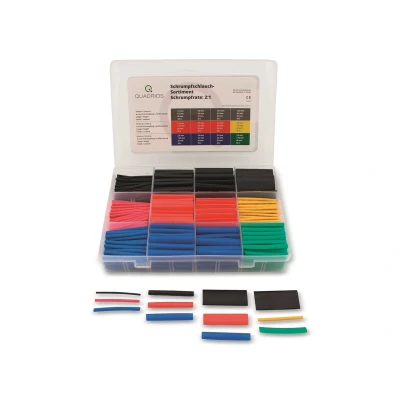 Afbeelding van Quadrios 2103CA001 Krimpkous assortiment Zwart, Rood, Geel, Blauw, Groen Krimpverhouding:2:1 620 stuk(s)