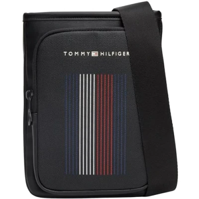 Afbeelding van Tommy Hilfiger Foundation MINI Crossover Unisex Schoudertas, Maat: One Size, Black