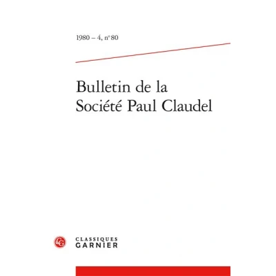 Image de Bulletin de la Société Paul Claudel