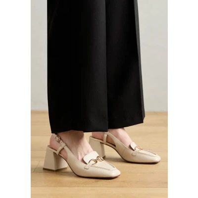 Afbeelding van Geox Coronilla Klassieke pumps, Dames, Maat: 40, Papyrus Schaapsleer