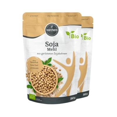 Afbeelding van 2 x borchers sojameel biologisch 350 g 0,7 kg