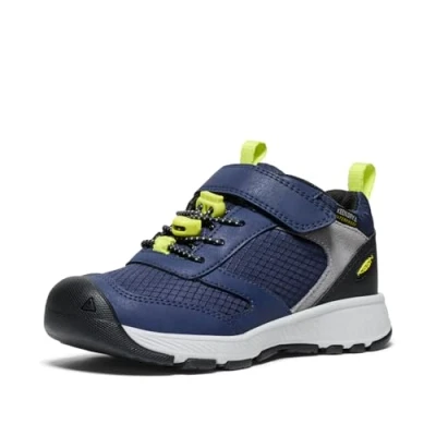 Afbeelding van Keen SKUA WP Unisex Outdoorschoenen voor kinderen, Maat: 30, Blue Leer en textiel