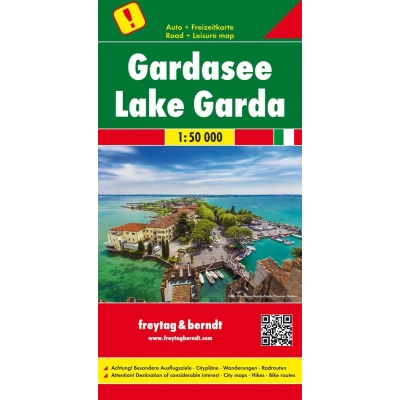 Afbeelding van Freytag &amp; Berndt Gardameer Vrijetijds En Wegenkaart Kleurloos Reisboeken Kaarten
