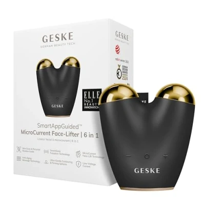 Afbeelding van GESKE SmartAppGuided™ MicroCurrent Face Lifter 6 op 1 Gezichtslifting Tools voor huidverzorging Facelift Anti aging apparaat tegen rimpels