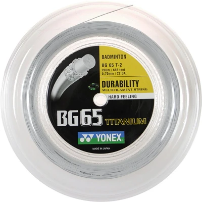 Afbeelding van Yonex BG 65TI 0,70 mm White 200 meter