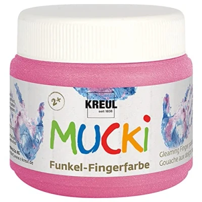 Afbeelding van Mucki Vingerverf Roze Metallic, 150ml