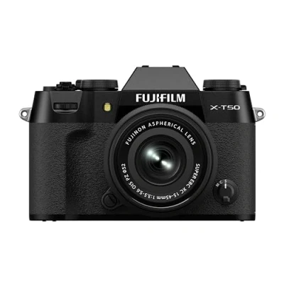Afbeelding van Fujifilm X T50 Zwart + XC 15 45mm f/3.5 5.6 OIS PZ
