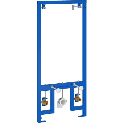Afbeelding van vidaXL Badkameraccessoire Bevestigingen Blauw Metaal, Kunststof