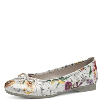 Afbeelding van Jana 8 22164 41 ballerina&#039;s voor dames, Wit.