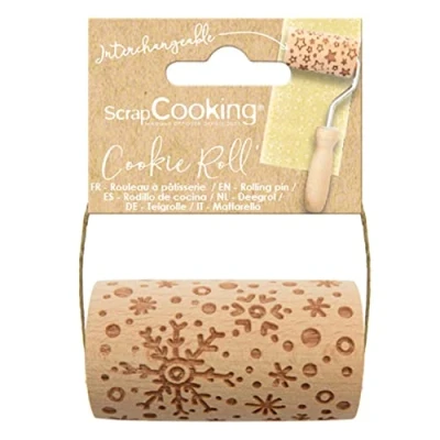 Afbeelding van ScrapCooking Snowflake Embossing Rolling Pin