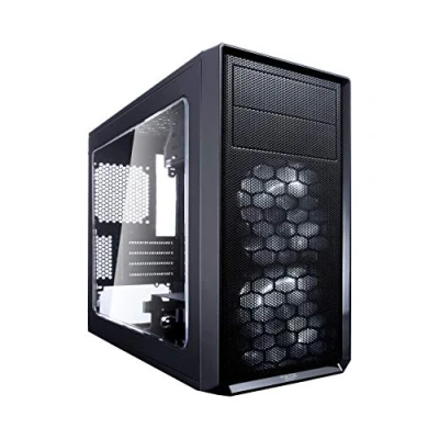Image de Fractal Design Focus G Mini Tour micro ATX panneau latéral fenêtré pas d&#039;alimentation (ATX) noir USB/Audio