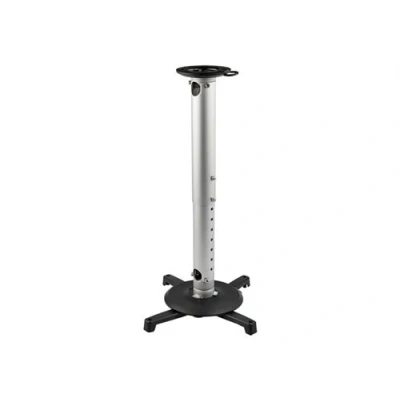 Image de StarTech.com Universal Ceiling Projector Mount Heavy Duty Height Adjustable/Extendable Pole 5&quot; 22.7&quot; from 33lb (15kg) Tilt/Rotate Hanging w/ Bracket Telescopic (PROJCEILMNT2) Support pour projecteur aluminium