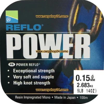 Afbeelding van Preston Reflo Power 100m Maat : 0.15mm