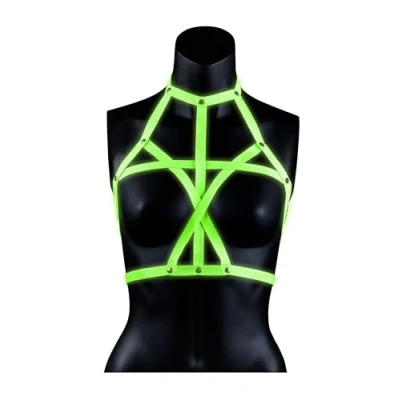 Afbeelding van BH Harnas Glow In The Dark Neon Groen/Zwart