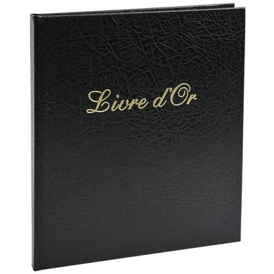 Image de Livre d&#039;or Balacron avec titre 140 pages blanches vertical