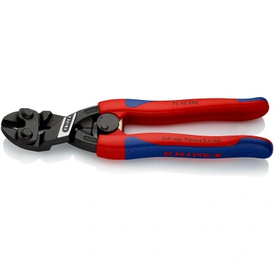 Image de KNIPEX 71 42 200 Coupe boulons compacts CoBolt avec poignées minces à plusieurs composants mm