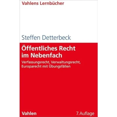 Afbeelding van Öffentliches Recht im Nebenfach
