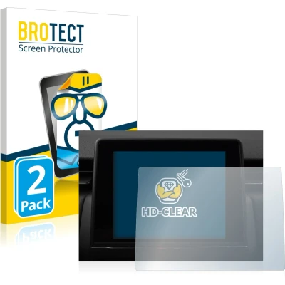 Afbeelding van BROTECT Screenprotector voor Renault Clio V 2020 Easy Link 7&quot; Folie Beschermfolie transparant (2 Stuks)