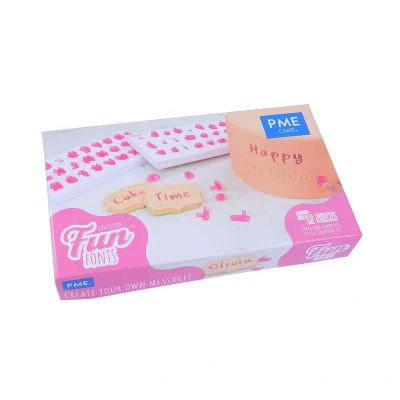 Afbeelding van PME Tekst Stempelset Alfabet Fun Fonts Collectie 3