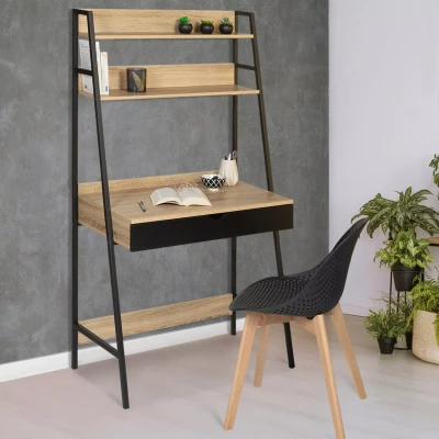 Afbeelding van Bureau étagère BOSTON design industriel