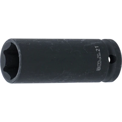 Afbeelding van BGS Kracht dopsleuteldop zeskant, diep 1/2&quot; 21 mm