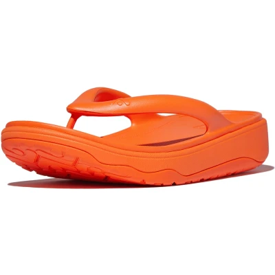 Afbeelding van Fitflop Relieff Recovery Toepost Teenslippers, Dames, Maat: 38, Orange Polyester