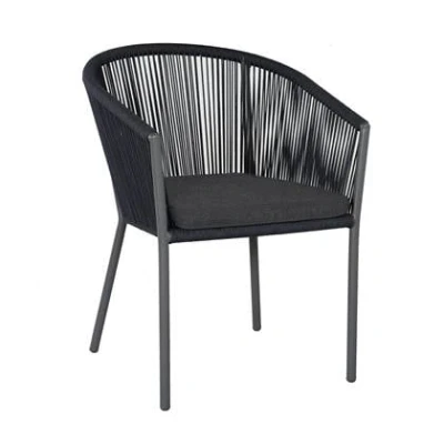 Afbeelding van REIMS STACKABLE DINING CHAIR (12053) ALU BLACK