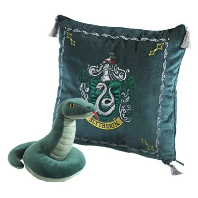 Image de Peluche et coussin Harry Potter Maison de Serpentard